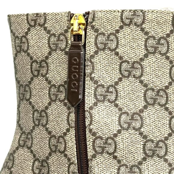 Gucci Blondie Interlocking GG Medallion Logo Ankle Booties Boots Heels - Picture 11 of 16